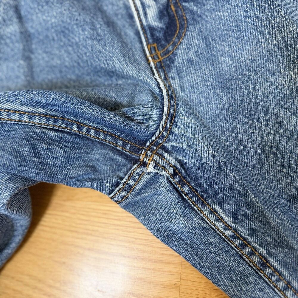 Schmidt Workwear Straight Leg Jeans 36x34 Medium Wash 100% Cotton Utility Denim - Picture 10 of 15